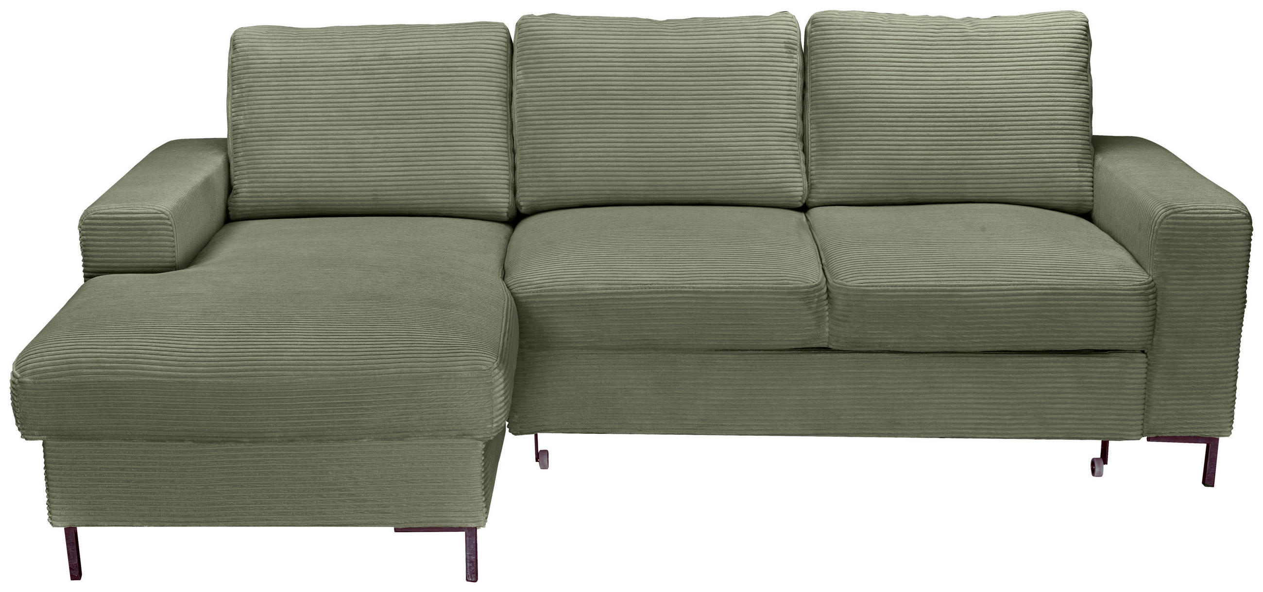 Freisteller von Carryhome ECKSOFA Olivgrün Cord.