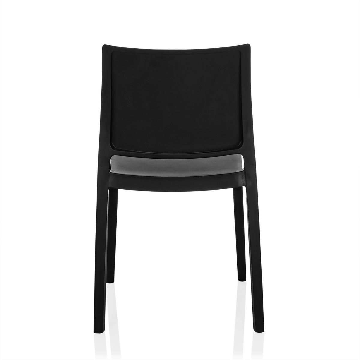 STOL  - svart, Modern, plast (47/80/51cm) - MID.YOU