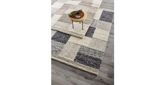 HANDWEBTEPPICH 80/150 cm Naturfarben - Naturfarben, LIFESTYLE, Textil (80/150cm) - Linea Natura