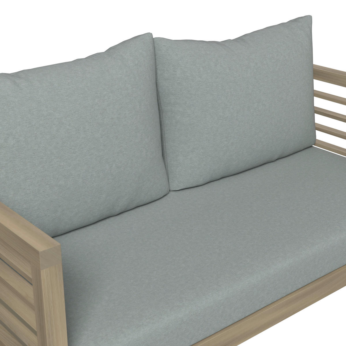 LOUNGEGARNITUR   100/43/60 cm Akazie massiv  - Akaziefarben, Natur, Holz/Kunststoff (100/43/60cm) - Ambia Garden