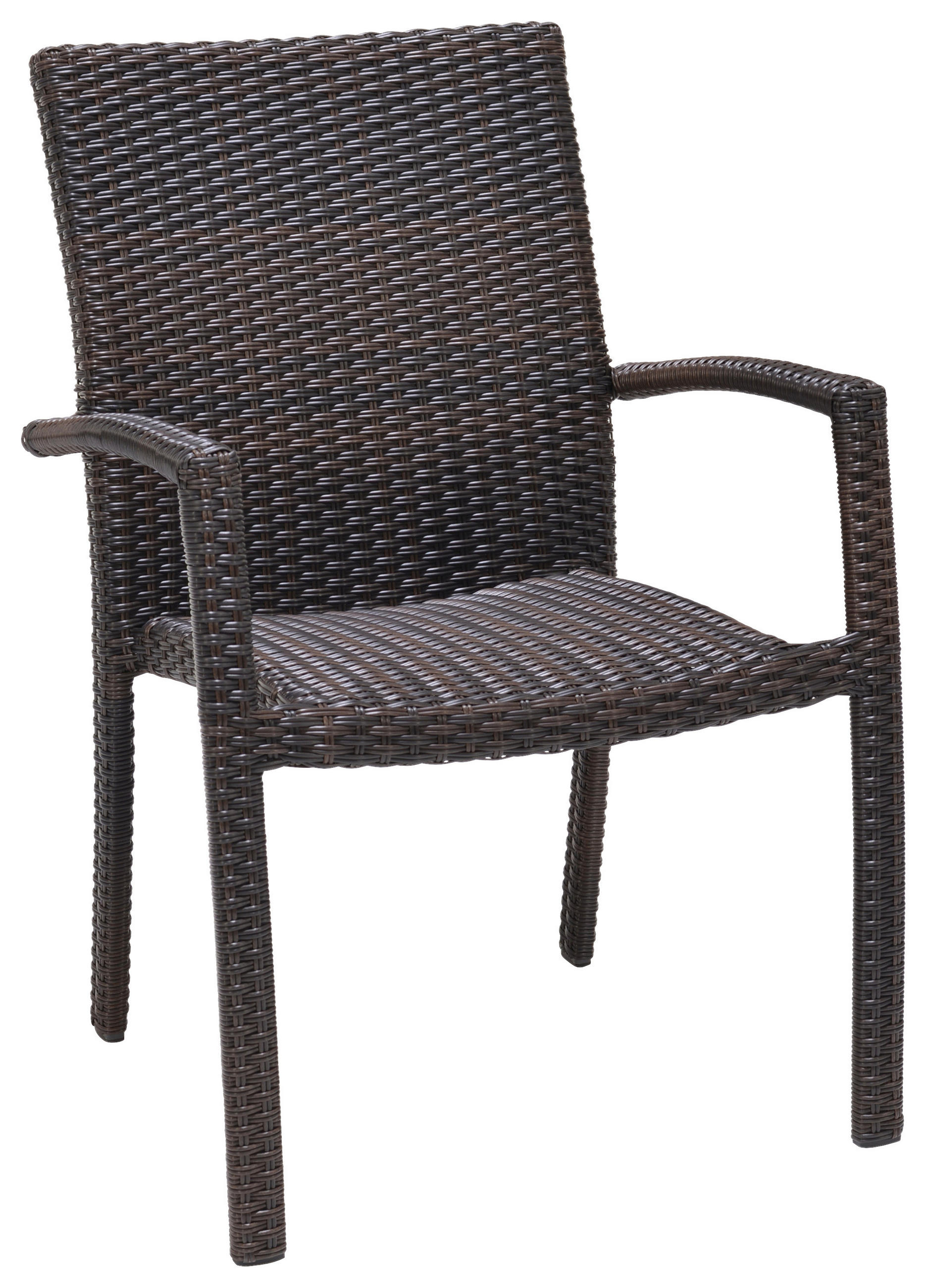 STAPELSESSEL in Metall, Kunststoff Braun, Hellbraun  - Hellbraun/Braun, Design, Kunststoff/Metall (60/89,5/60,4cm) - Ambia Garden