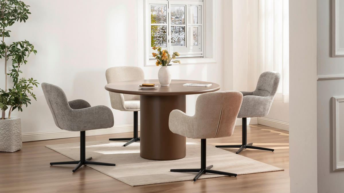 NASLANJAČ, les, kovina, tekstil bež  - črna/bež, Moderno, kovina/tekstil (57/85/63cm) - Livetastic