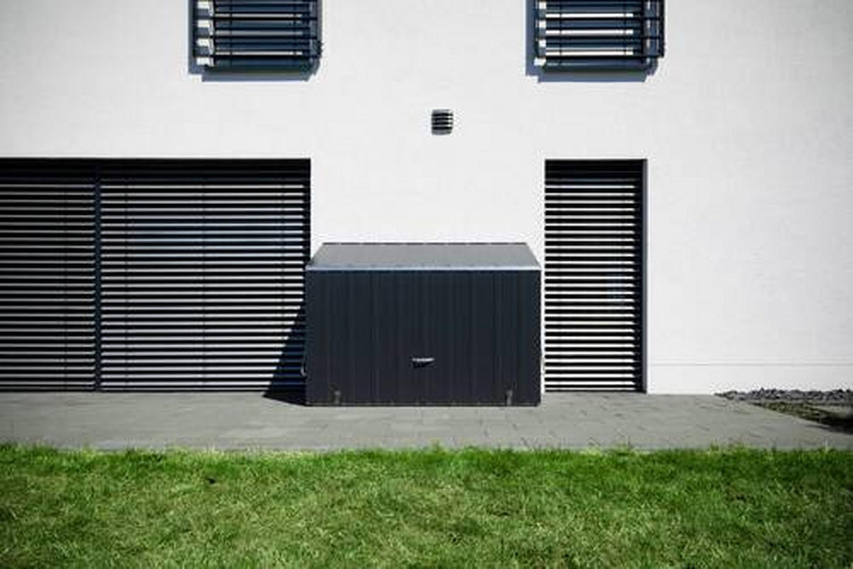 GERÄTESCHRANK 76/139/185 cm  - Anthrazit, Basics, Metall (76/139/185cm)