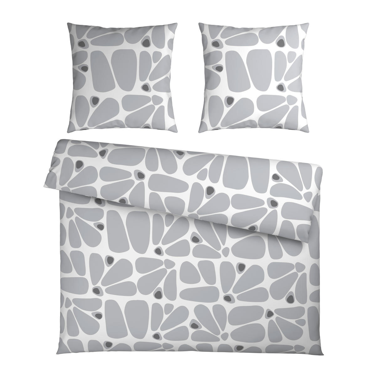 BETTWÄSCHE Renforcé 200/200 cm  - Grau, Textil (200/200cm) - Esposa