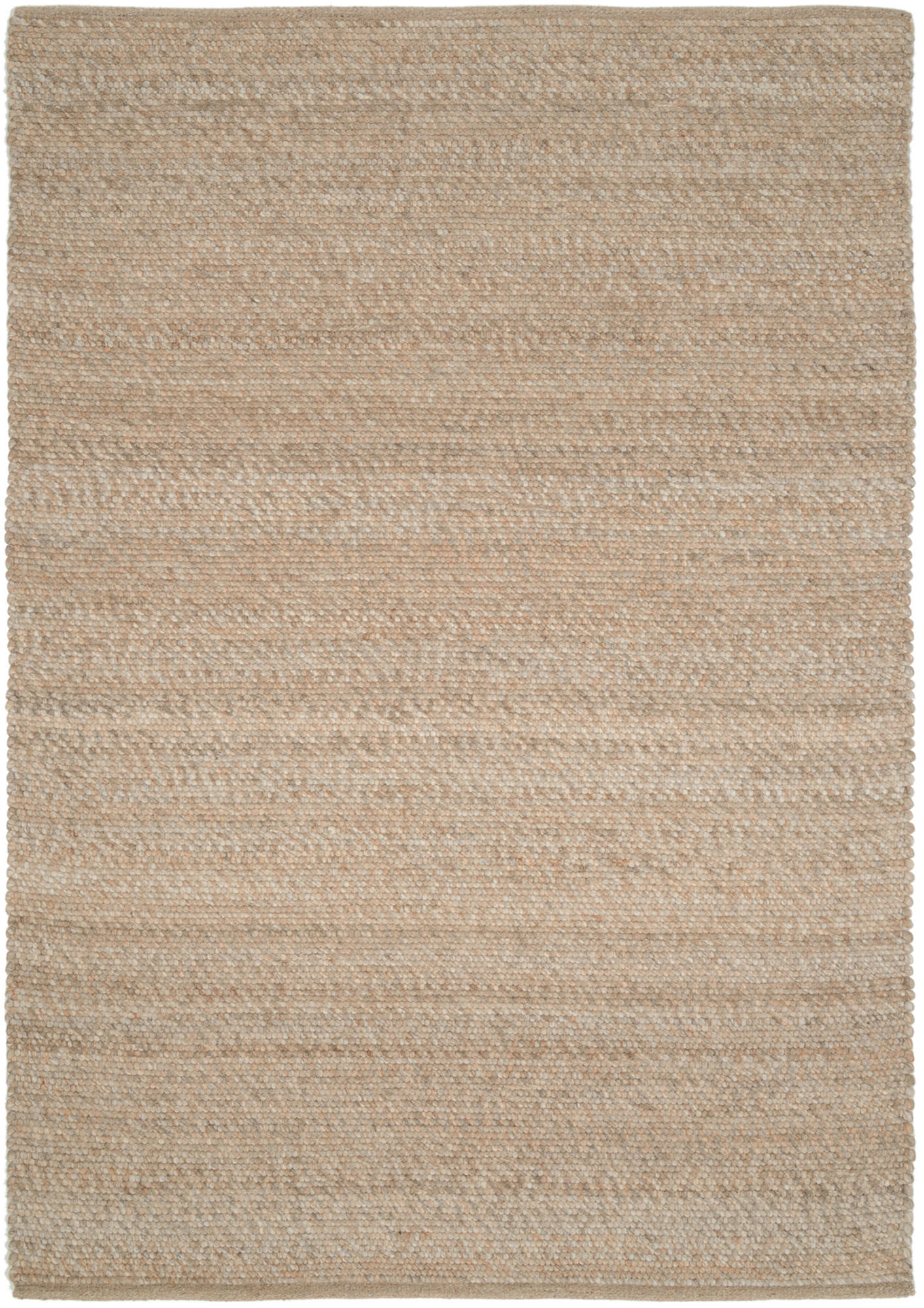 Handwebteppich Cappuccino Helsinki 80x150 cm, Wolle