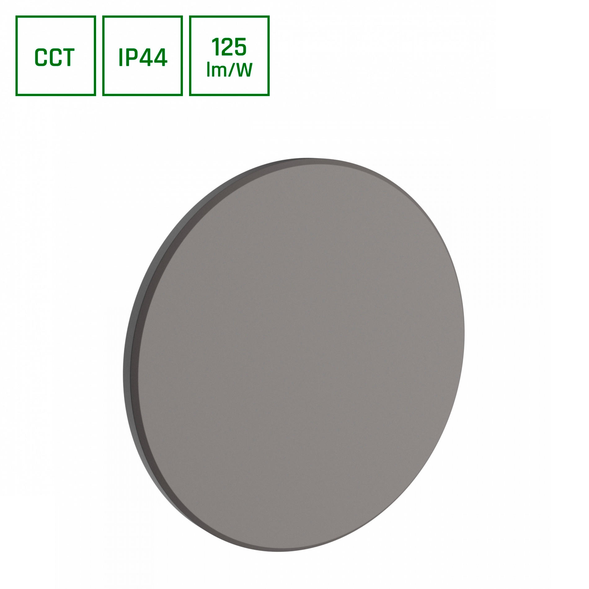 ZUNANJA STENSKA SVETILKA PIATTA 18/18/4,7 cm - Basics (18/18/4,7cm)