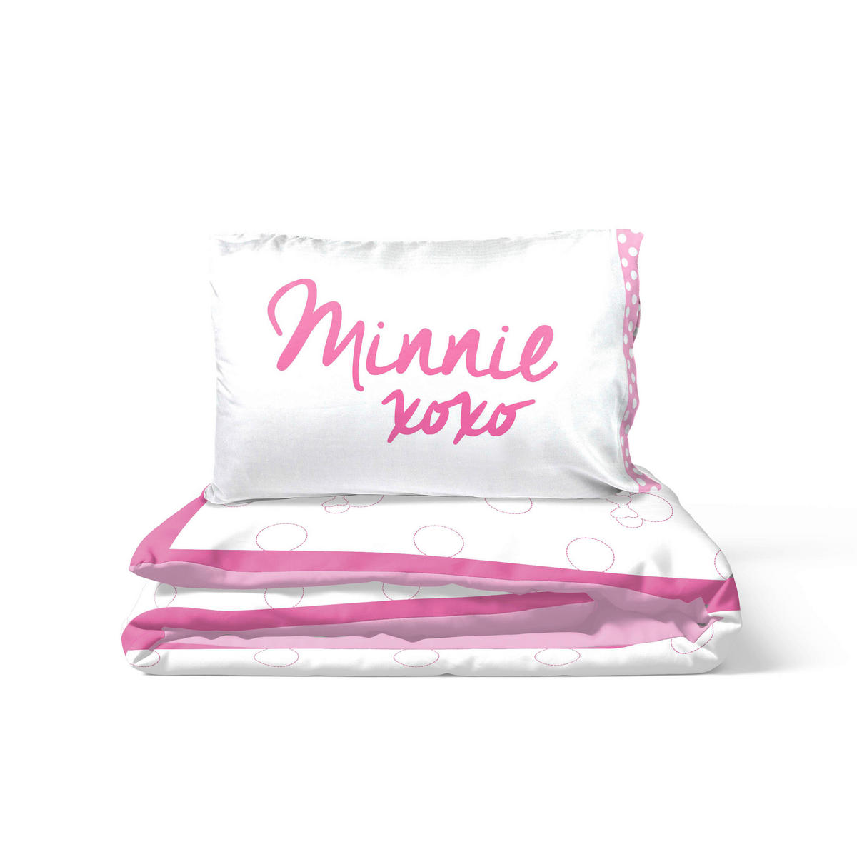 KINDERBETTWÄSCHE Disney Minnie Mouse XOXO 135/200 cm  - Rosa, Basics, Textil (135/200cm)