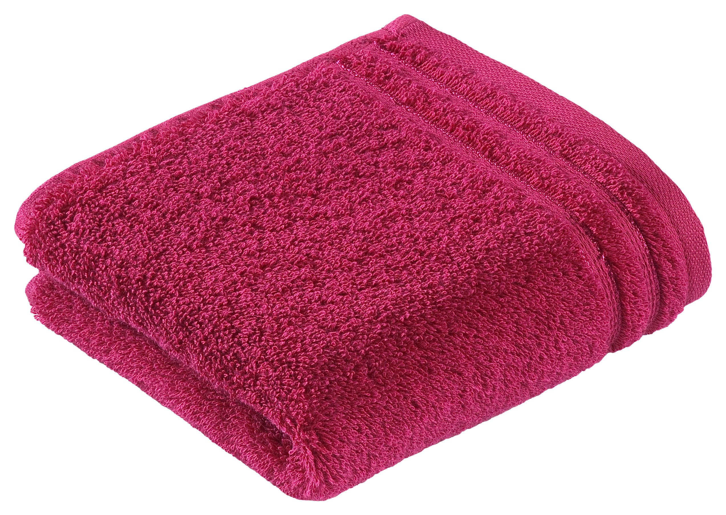 GÄSTETUCH 30/50 cm Calypso Feeling Dunkelrosa  - Dunkelrosa, Basics, Textil (30/50cm) - Vossen