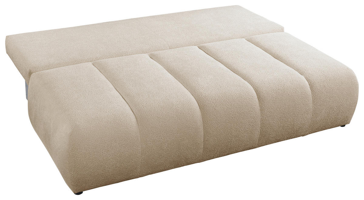 SCHLAFSOFA  mit Bettkasten erhältlich, Bettfunktion erhältlich Struktur Beige  - Beige/Creme, Design, Holz/Textil (209/100/103cm) - MID.YOU