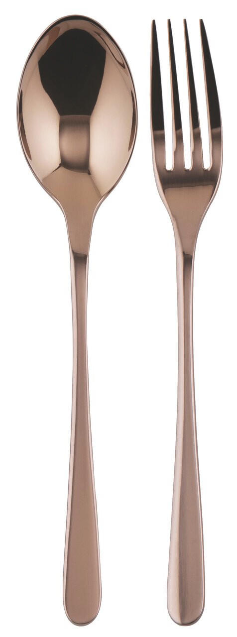 PRIBOR ZA SALATU - bakarna, Osnovno, metal (21/12/4cm) - Sambonet
