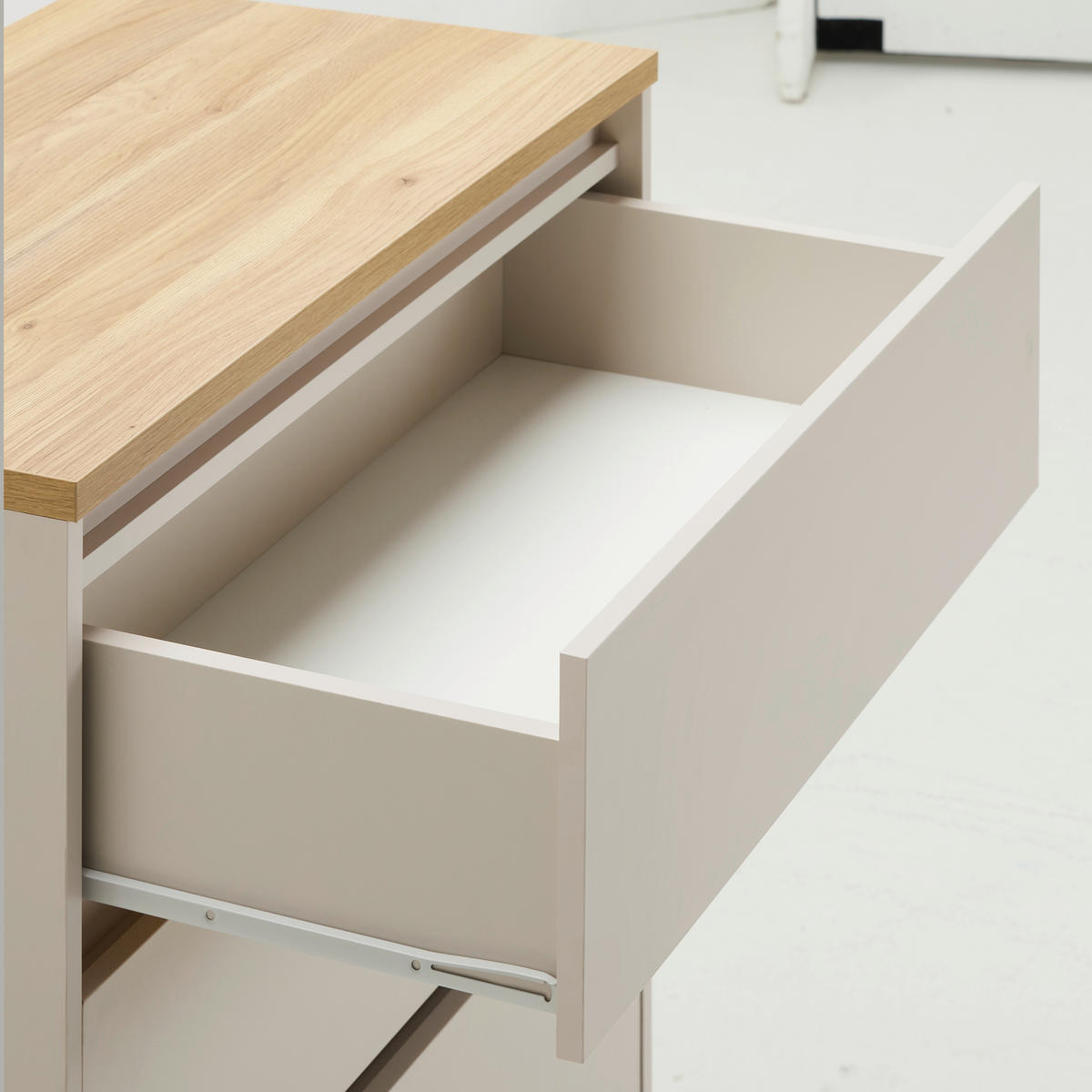 KOMMODE  in 80/103/48 cm  - Kaschmir/Anthrazit, Design, Holzwerkstoff/Kunststoff (80/103/48cm) - Carryhome