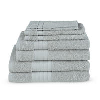 FROTTIERSET Grau 8-teilig  - Grau, Basics, Textil