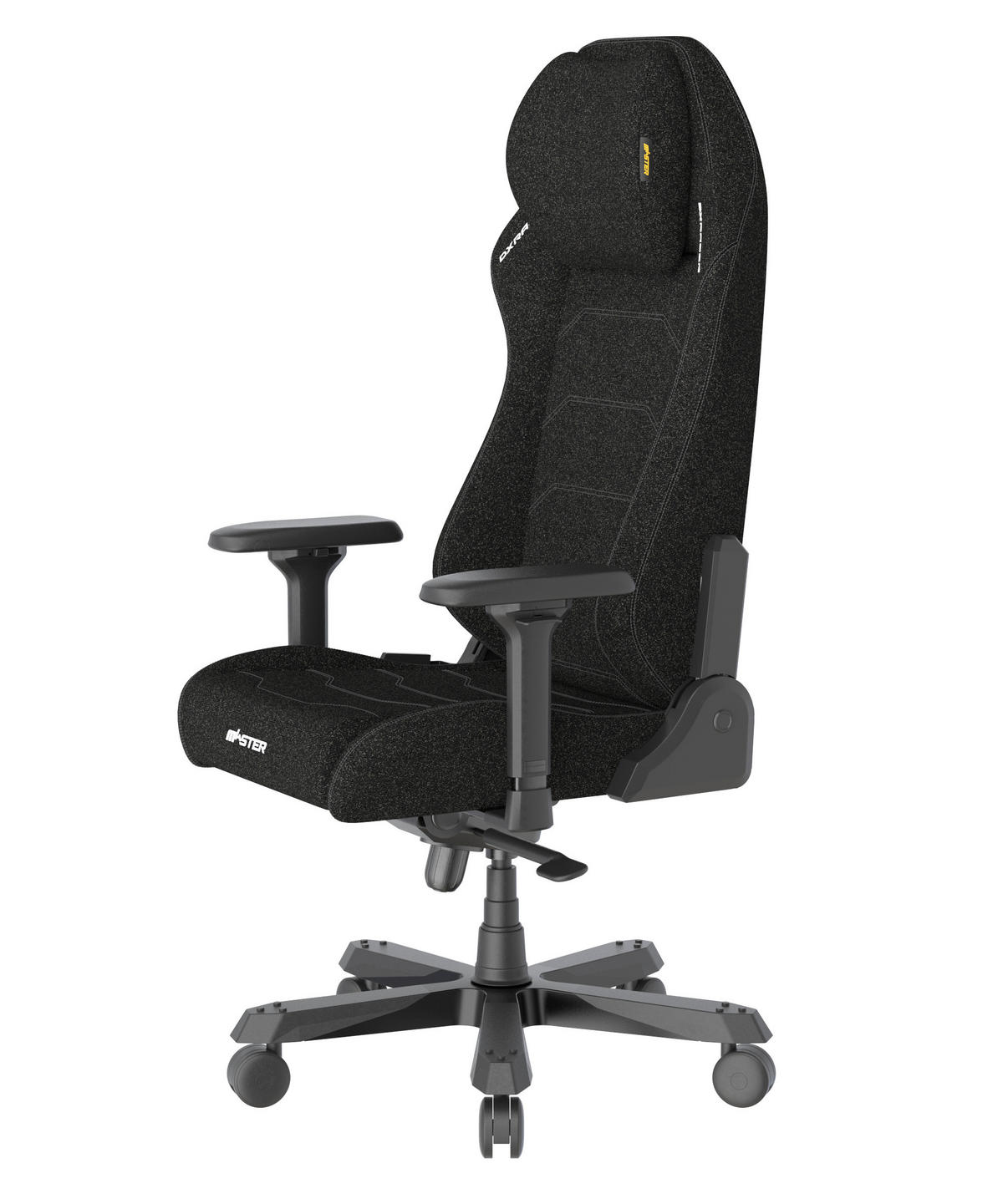 GAMINGSTUHL  in Schwarz  - Schwarz, KONVENTIONELL, Textil/Metall (70/133/70cm) - Dxracer