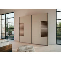 SCHWEBETÜRENSCHRANK 226/210/62 cm 2-türig Eiche dunkel, Champagner  - Eiche dunkel/Champagner, MODERN, Holzwerkstoff/Metall (226/210/62cm) - Rauch Möbel