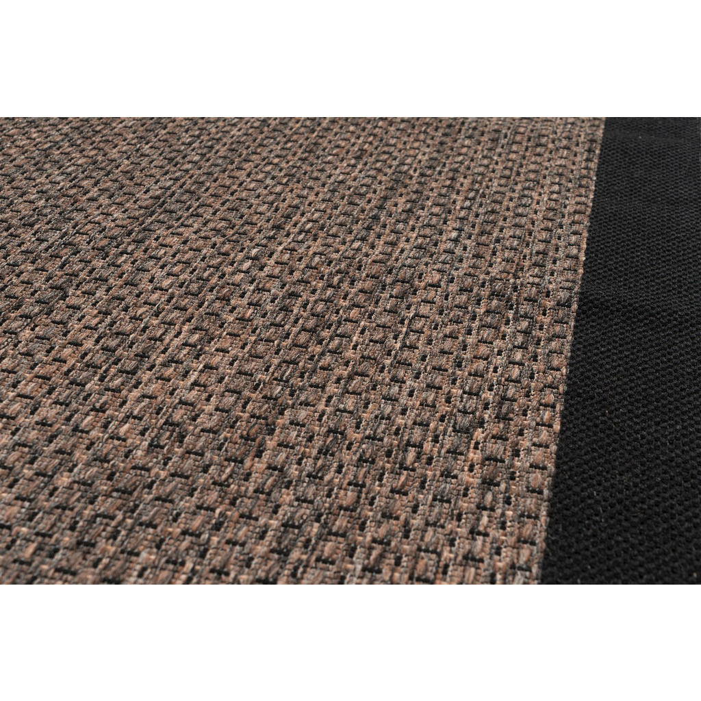 Thumbnail - Kayoom Flachwebeteppich Splash 100 Grau / Braun, Braun, Grau, Textil, Retro, rechteckig, 200x290 cm, pflegeleicht, Teppi...