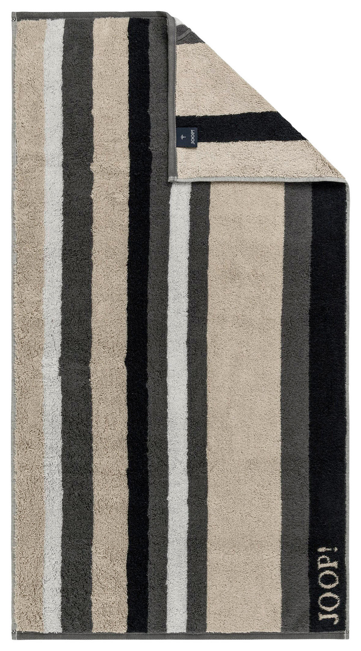 HANDTUCH 50/100 cm VIBE STREIFEN Beige  - Beige, Basics, Textil (50/100cm) - Joop!