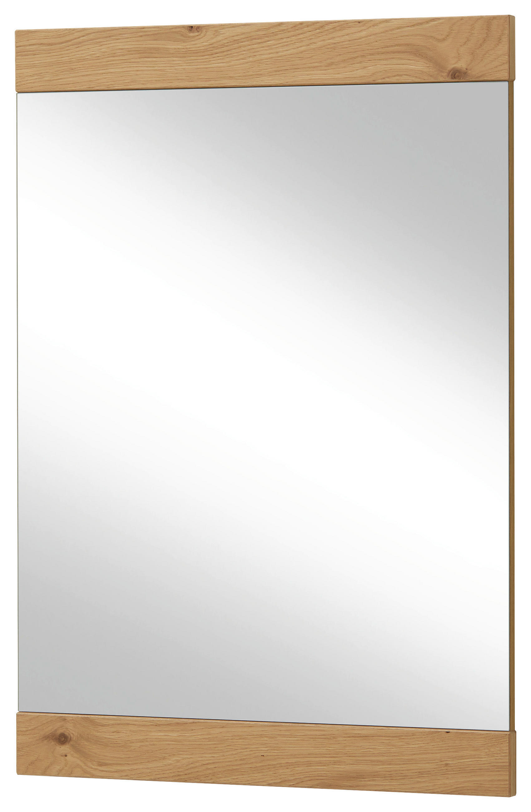 WANDSPIEGEL 59/83/7 cm  - Eichefarben, Design, Glas/Holz (59/83/7cm)