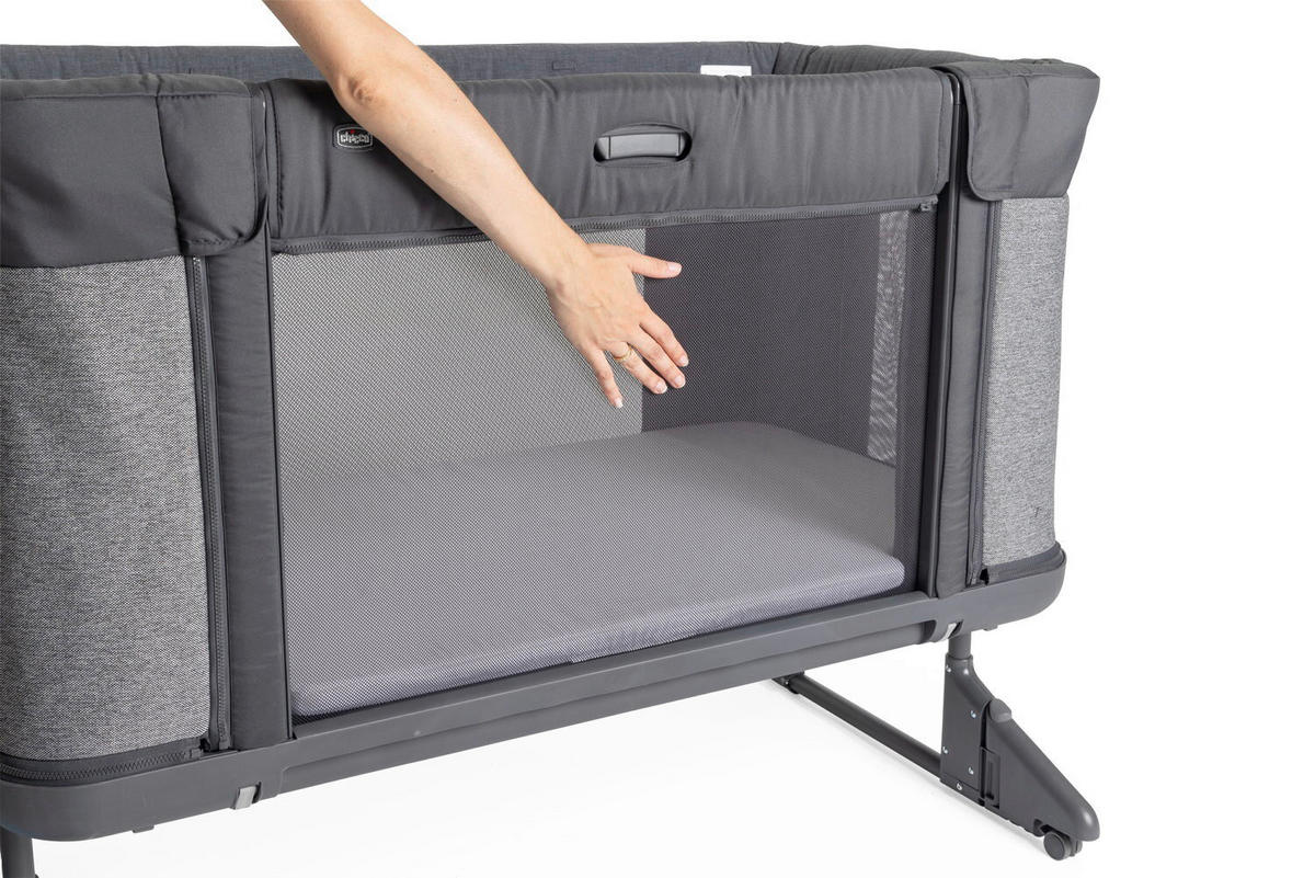 BEISTELLBETT Next2me Forever  - Dunkelgrau, Basics (121/91,1/108,2/73,8cm) - Chicco
