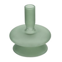 STABKERZENHALTER - Grün, LIFESTYLE, Glas (10/12cm)