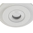 LED-DECKENLEUCHTE 35/6 cm   - Chromfarben/Weiß, Basics, Kunststoff/Metall (35/6cm) - Novel