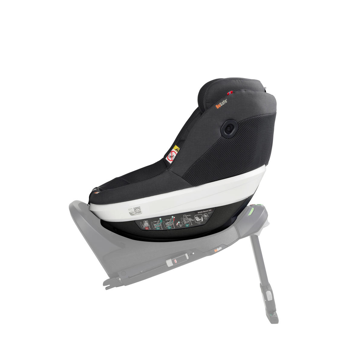 AUTO-SEDIŠTE ZA DECU  Beyond 360  - tamnosiva, Osnovno, tekstil (67/44cm) - Besafe