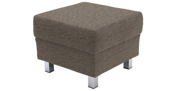 2-SITZER-SOFA - Chromfarben/Hellbraun, Design, Textil/Metall (158/83/85cm) - Xora