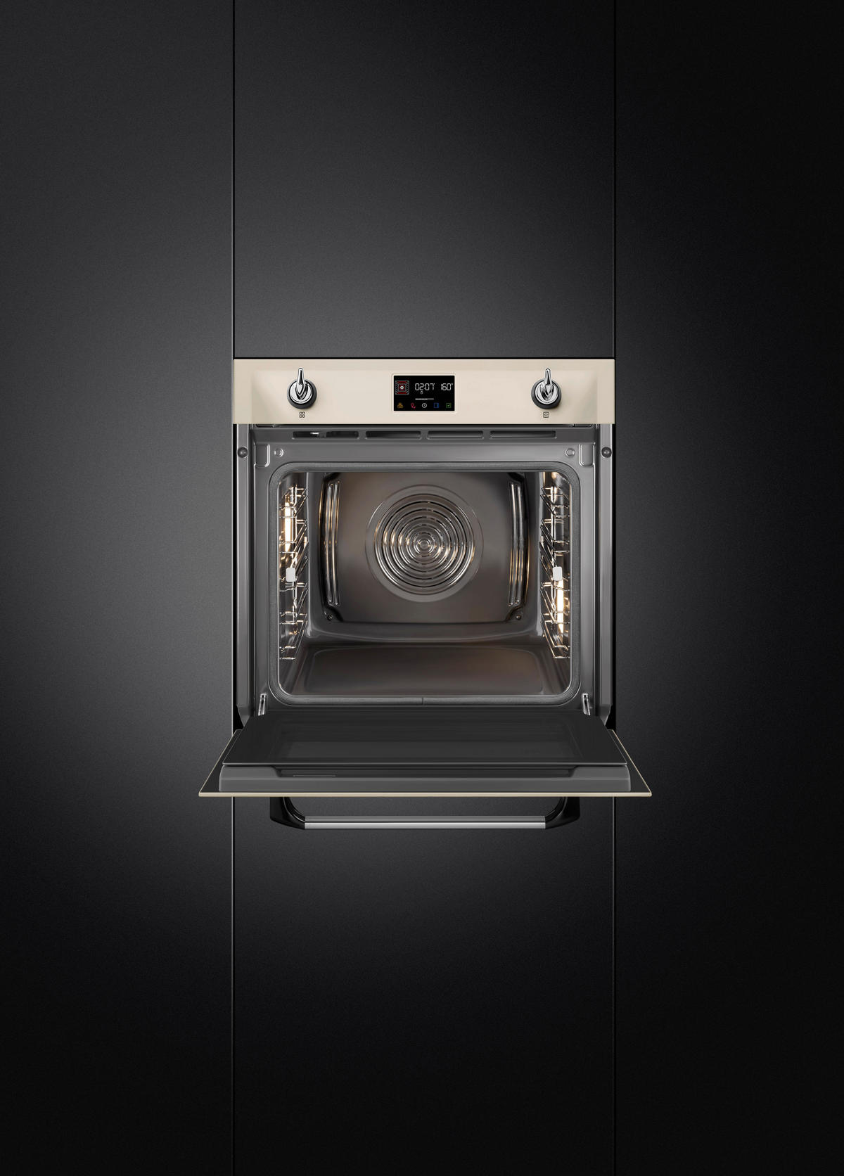 EINBAUBACKOFEN SOP6902S2PP  - Creme, Basics, Glas/Metall (59,7/59,2/54,8cm) - SMEG