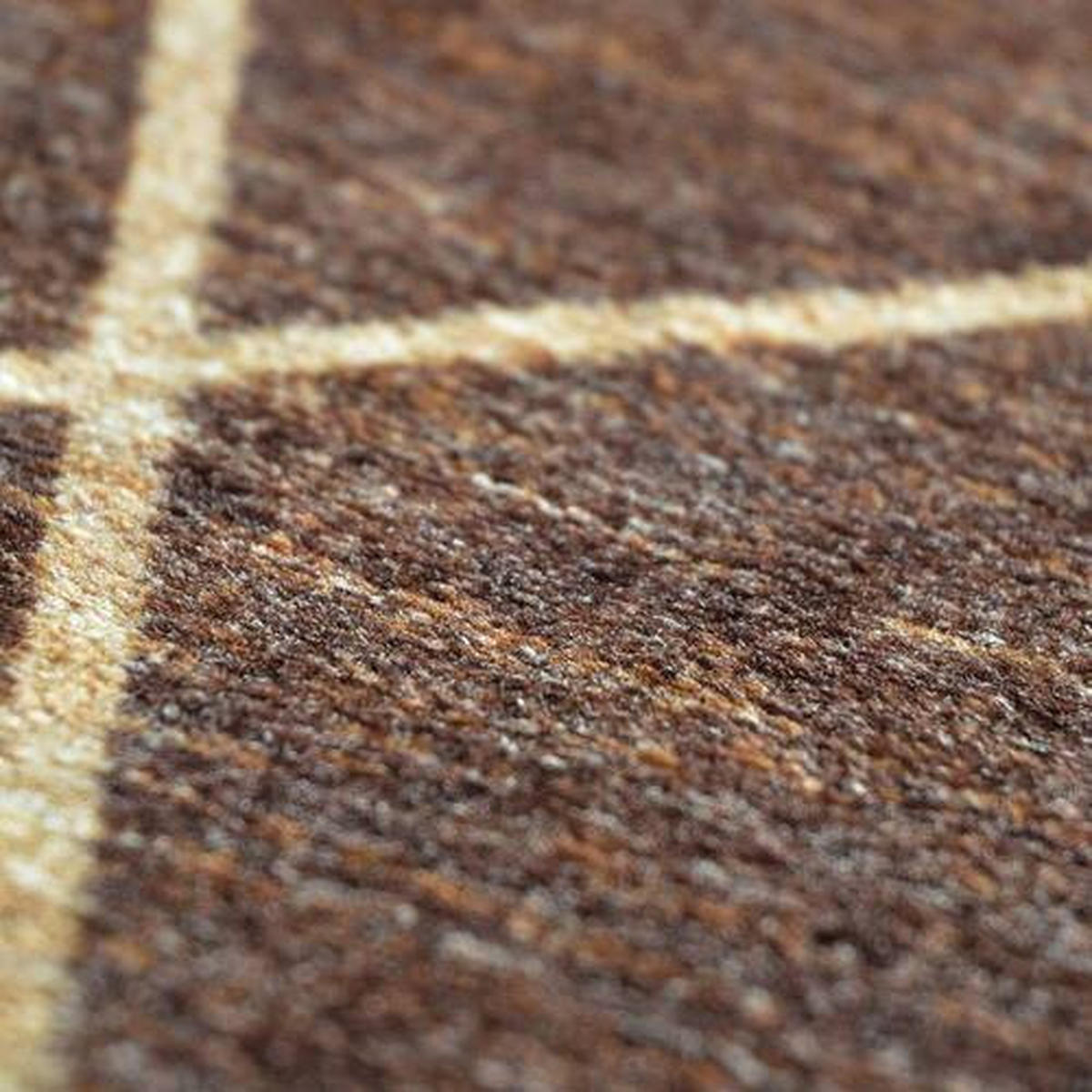 LÄUFER 80/700 cm Cosenza Braun, Beige  - Beige/Braun, Design, Kunststoff/Textil (80/700cm)