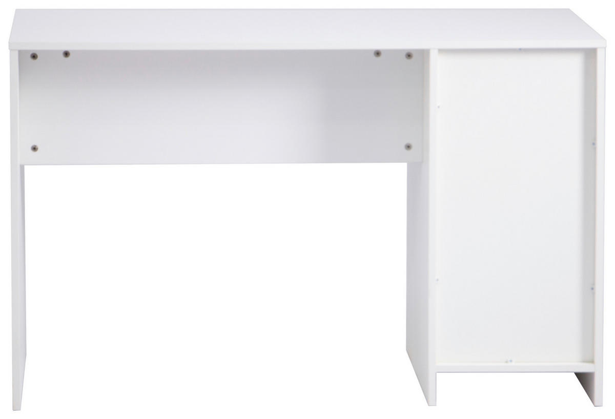 SCHREIBTISCH  Weiss  - Weiss, Modern, Holzwerkstoff (120/76/55cm) - MID.YOU