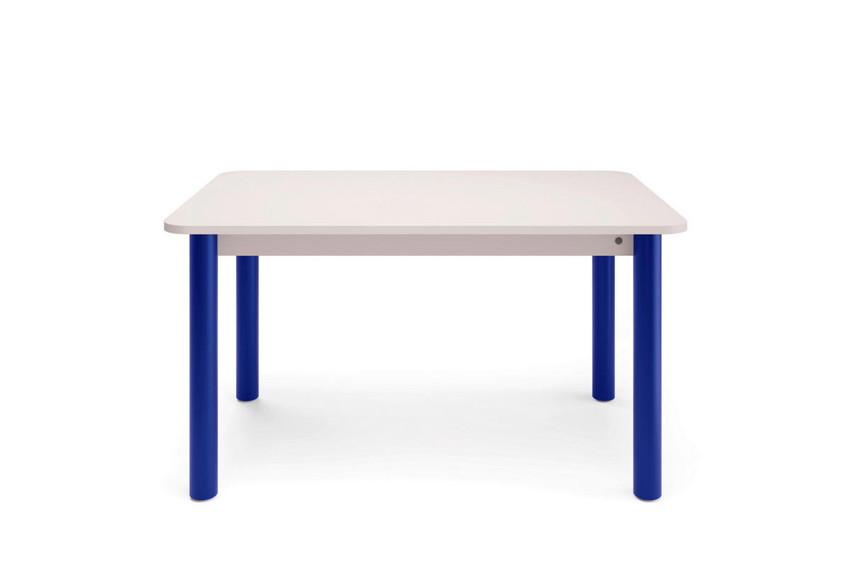 ESSTISCH in Metall, Holzwerkstoff 140/90/76 cm   - Blau/Greige, Natur, Holzwerkstoff/Metall (140/90/76cm) - Tom Tailor