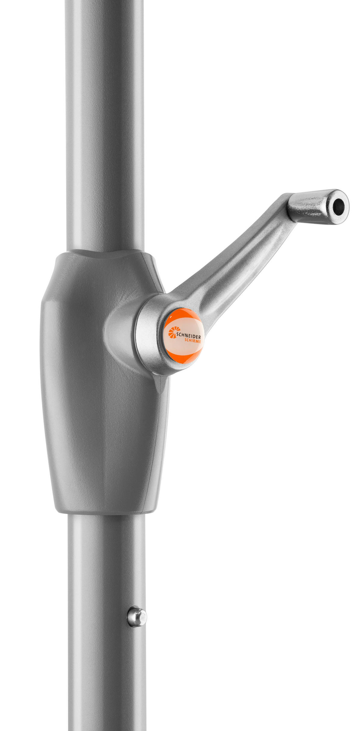 SONNENSCHIRM   - Silberfarben/Rot, Basics, Textil/Metall (200/250/300cm) - Schneider