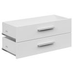 SCHUBKASTENEINSATZ 75,5/34,5/36,6 cm   - Weiß Hochglanz, KONVENTIONELL, Holzwerkstoff (75,5/34,5/36,6cm) - Voleo