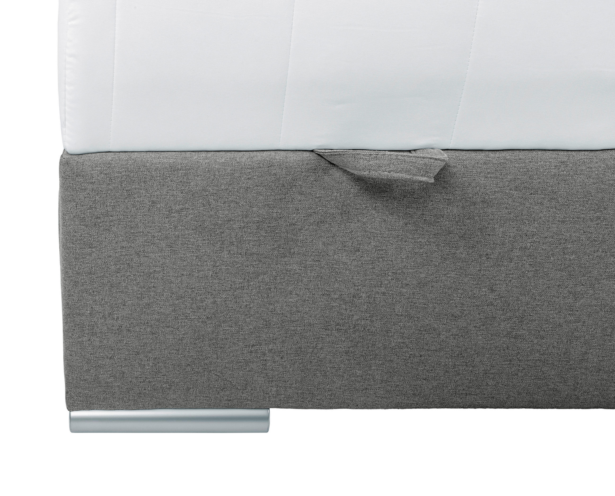 Thumbnail - Boxxx Boxbett, Grau, Textil, H3, Höhe ca. 22 cm, 90x200 cm, Topper durchgehend, in verschiedenen Größen erhältlich, Matr...