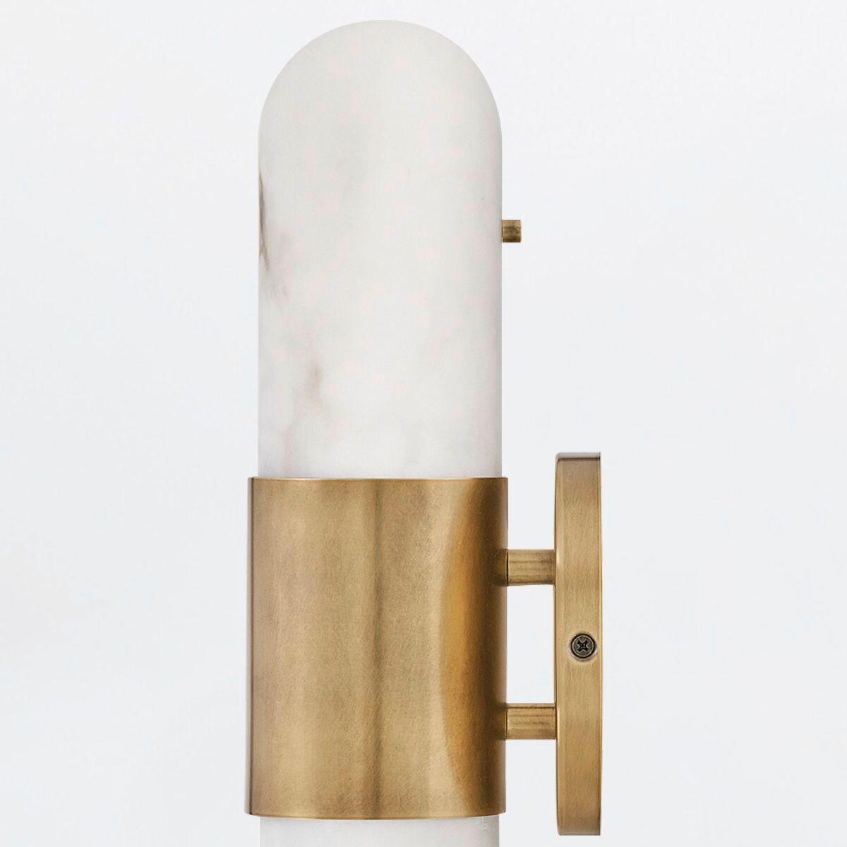 BADEZIMMER-WANDLEUCHTE Hinkley 40,6/12,7/12,6 cm  - Messingfarben, KONVENTIONELL, Glas/Metall (40,6/12,7/12,6cm) - Elstead Lighting