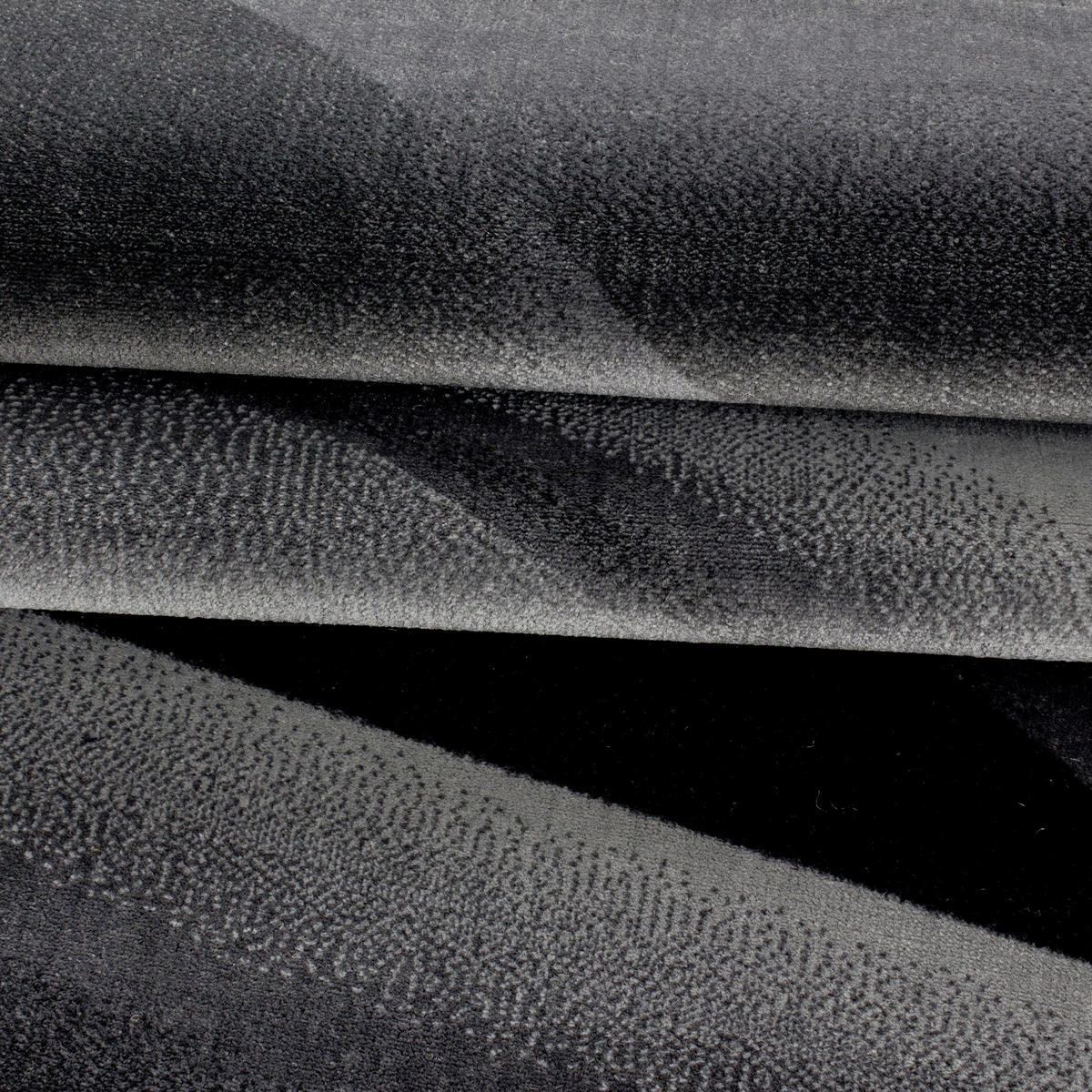 WEBTEPPICH 160/230 cm Miami Schwarz  - Schwarz, Trend, Textil (160/230cm) - Novel