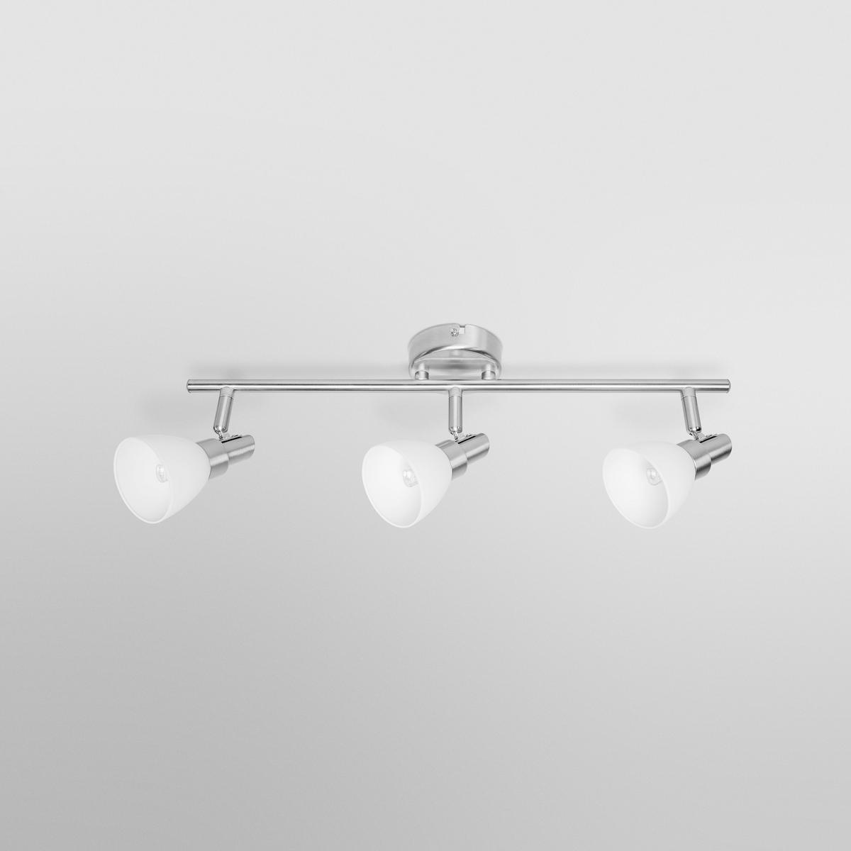 DECKENSTRAHLER 48,6/9/16,5 cm   - Silberfarben, Basics, Metall (48,6/9/16,5cm) - Ledvance
