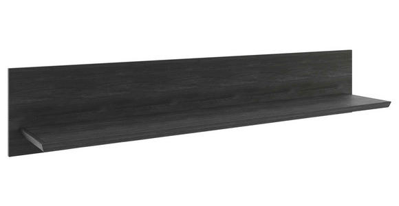 WANDBOARD Holzwerkstoff Anthrazit  - Anthrazit, Basics, Holzwerkstoff (150/28/27cm) - Hom`in