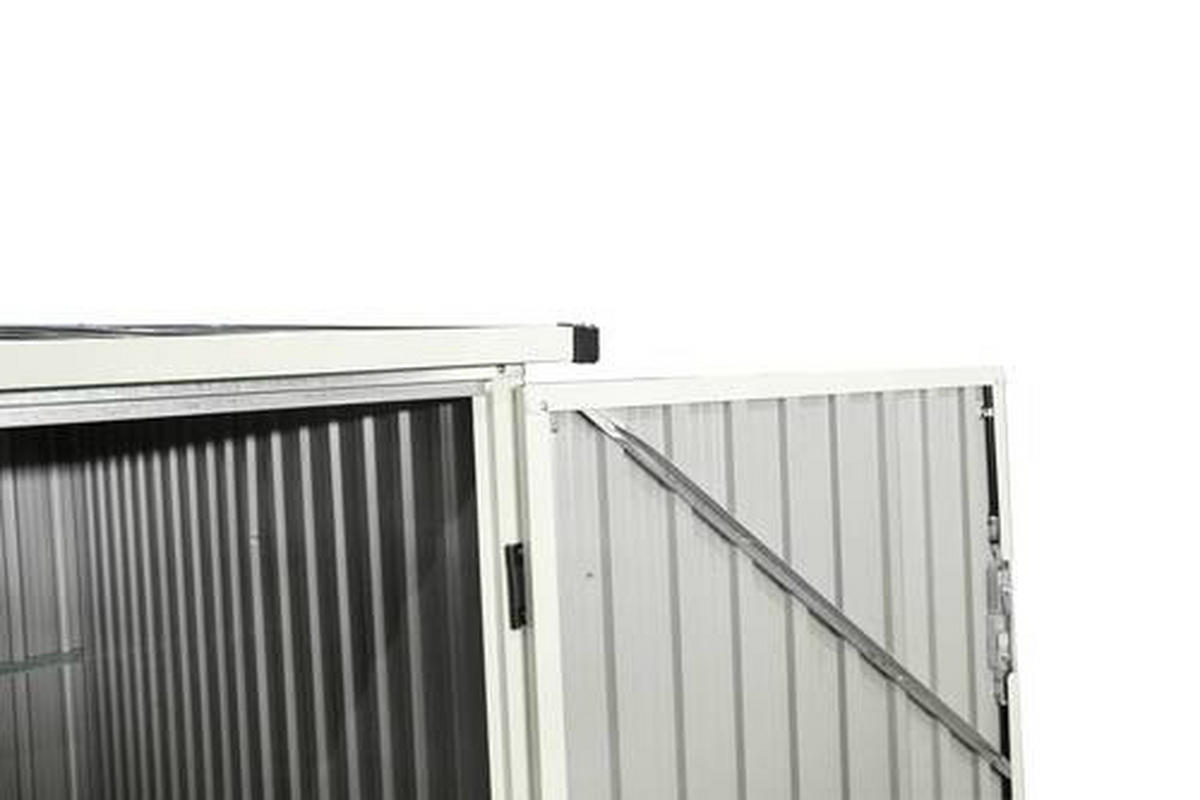 FAHRRADGARAGE 203/158/200 cm  - Anthrazit, Basics, Metall (203/158/200cm) - Ambia Garden