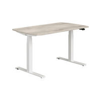 IFJÚSÁGI ÍRÓASZTAL  - tölgyfa/fehér, Konventionell, faalapú anyag/fém (130/75/62-127cm) - Paidi