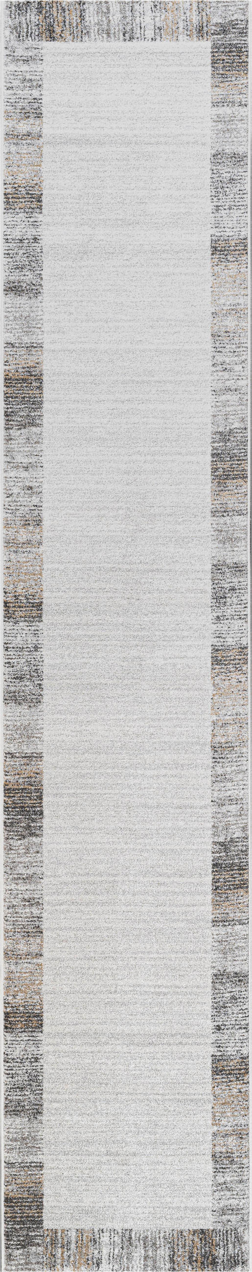 LÄUFER 67/340 cm Sorrent Grau, Silberfarben, Goldfarben  - Silberfarben/Goldfarben, Design, Textil (67/340cm)