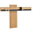 WANDPANEEL Grau, Eichefarben  180,1/120/22 cm  - Eichefarben/Grau, Natur, Holz/Holzwerkstoff (180,1/120/22cm) - Linea Natura