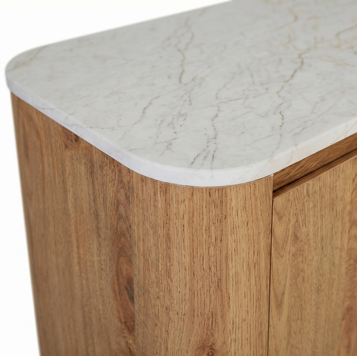 SIDEBOARD  150/74,1/39 cm  - Eichefarben/Weiß, KONVENTIONELL, Holzwerkstoff/Kunststoff (150/74,1/39cm) - MID.YOU