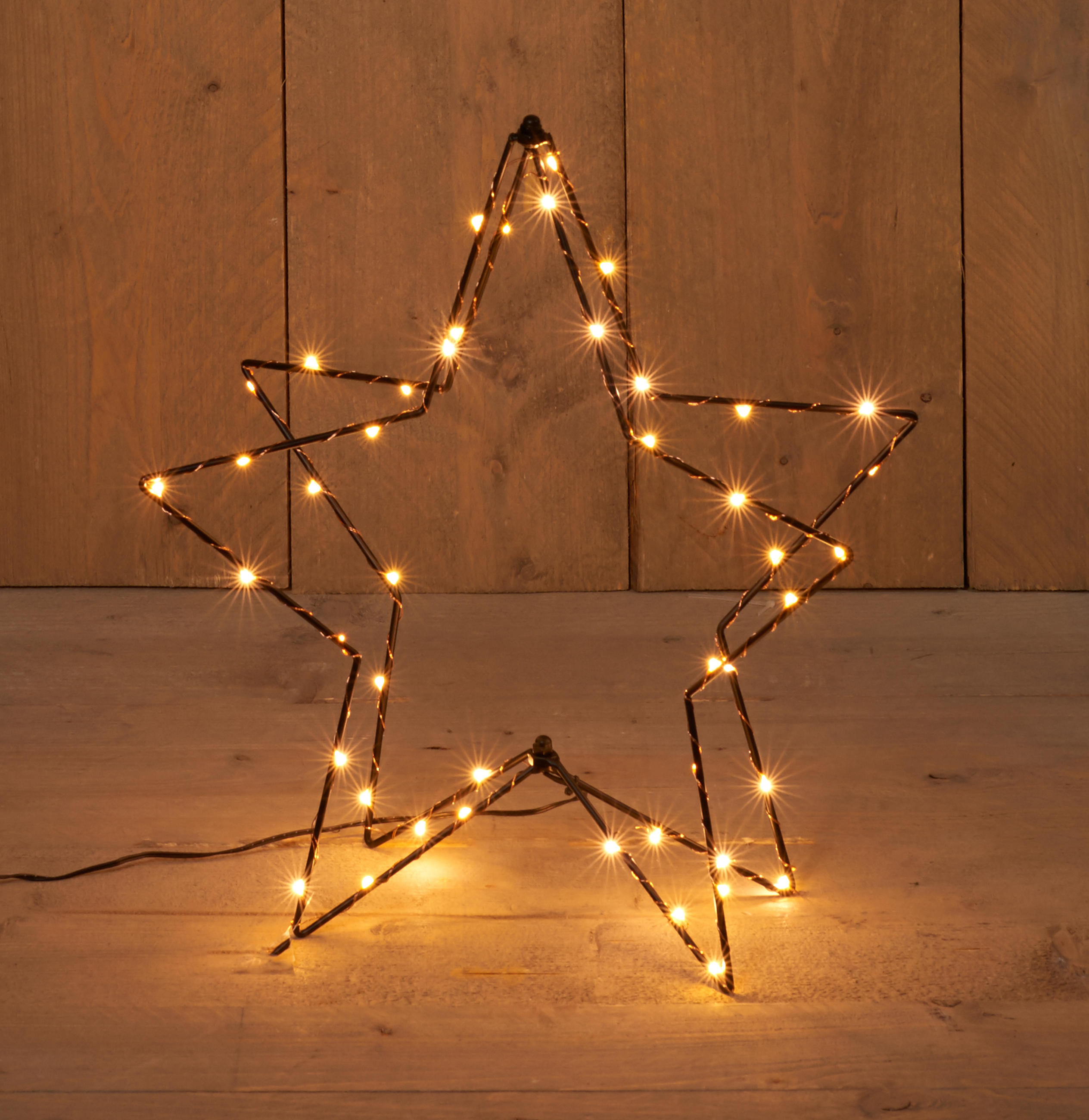 LED-DEKOLEUCHTE   - Schwarz, Design, Metall (42cm) - X-Mas