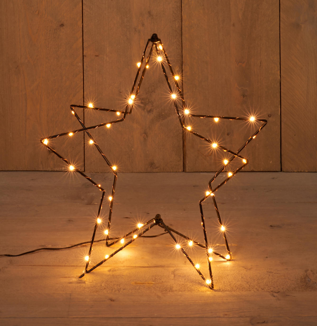 LED-DEKOLEUCHTE   - Schwarz, Design, Metall (42cm) - X-Mas
