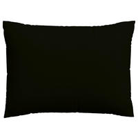 KOPFPOLSTERBEZUG KNITTED JERSEY 60/80 cm  - Schwarz, Basics, Textil (60/80cm) - Schlafgut