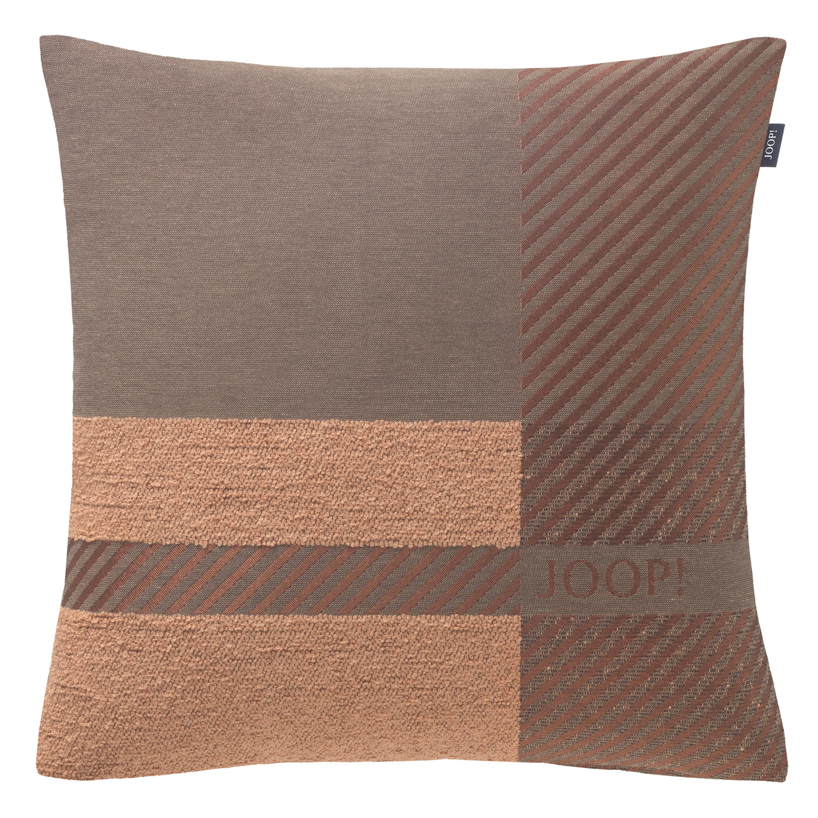 KISSENHÜLLE J!Modern 40/40 cm  - Rotbraun/Braun, Basics, Textil (40/40cm) - Joop!