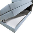 BOXSPRINGBETT 140/200 cm  in Türkis  - Türkis/Schwarz, KONVENTIONELL, Kunststoff/Textil (140/200cm) - Esposa