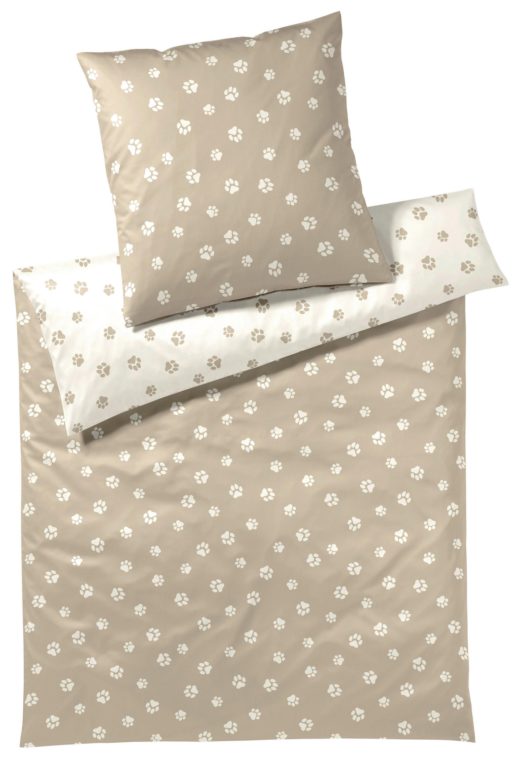 POSTEĽNÁ BIELIZEŇ, makosatén, béžová, 140/200 cm - béžová, Basics, textil (140/200cm) - Elegante