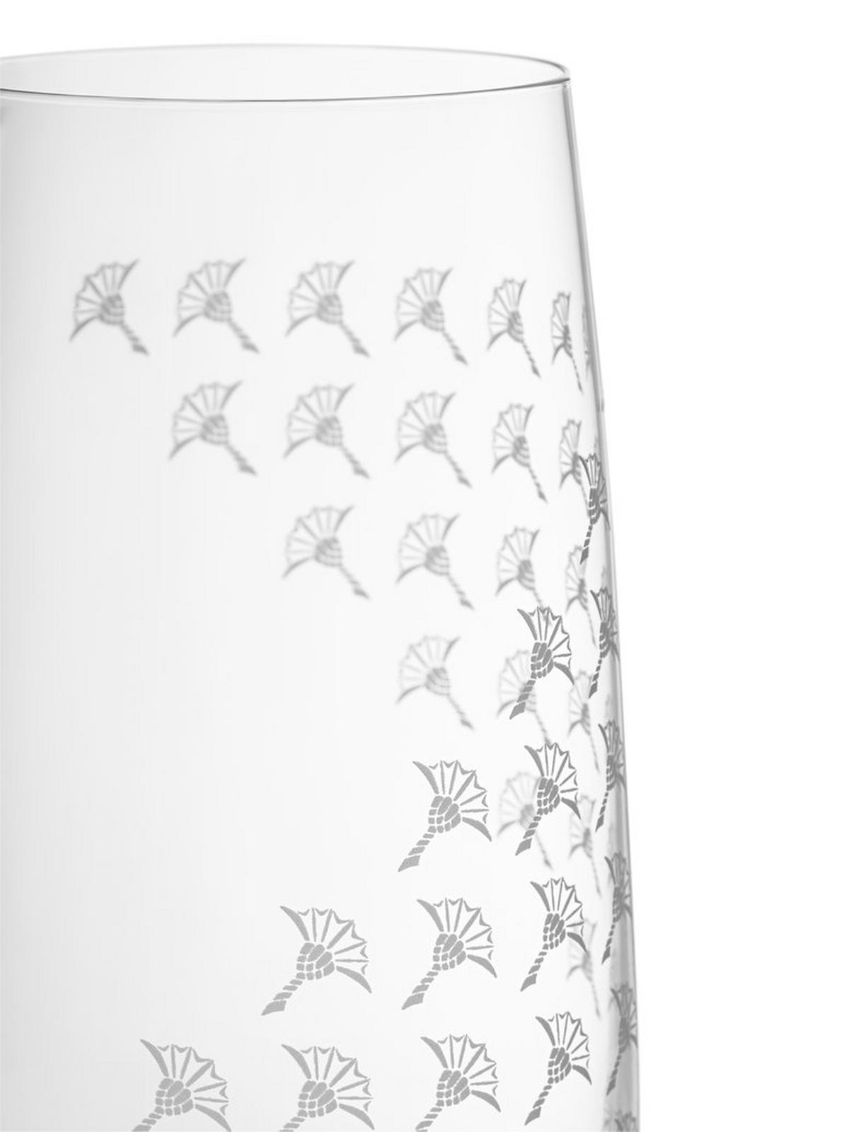 LONGDRINKGLAS FADED CORNFLOWER 460 ml 2-teilig  - Design, Glas (7,6/14,5cm) - Joop!