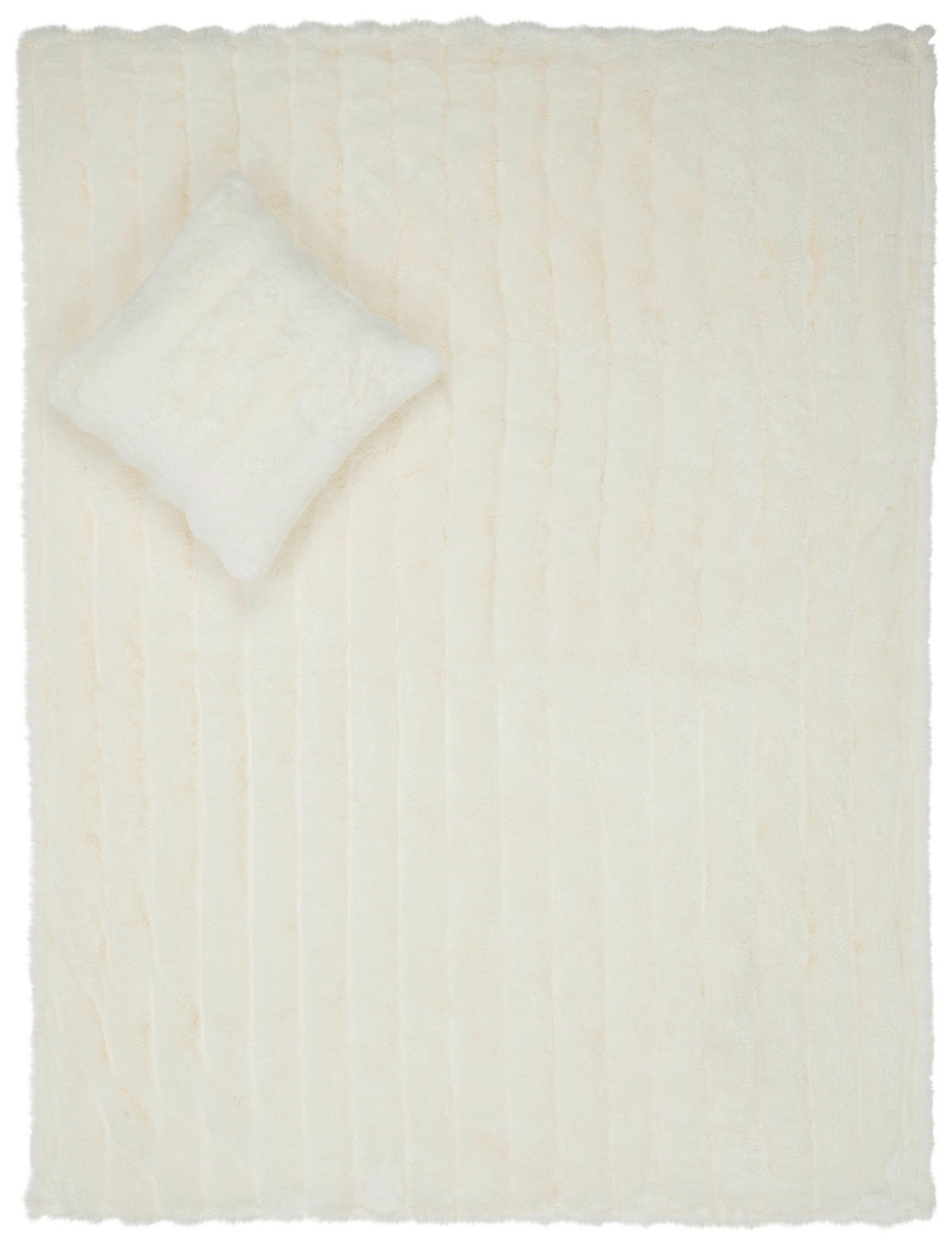 FELLDECKE GENIUS 150/200 cm  - Weiß, Textil (150/200cm) - Dieter Knoll